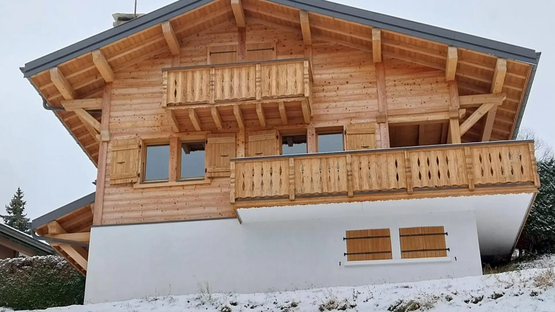 Chalet Individuel Avec Wi-Fi, Parking Prive Et Animaux Acceptes - Fr-1-671-58 Les Gets