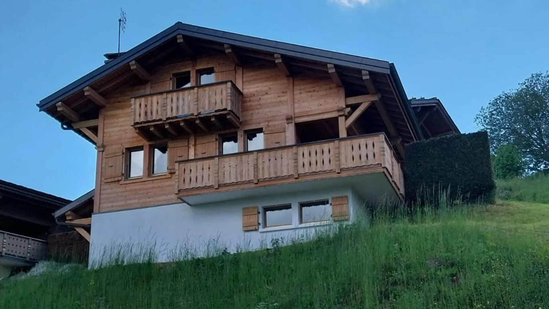 Chalet Individuel Avec Wi-Fi, Parking Prive Et Animaux Acceptes - Fr-1-671-58 Les Gets